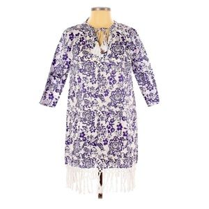 🆕 Kos Resort Floral Caftan Tunic Dress